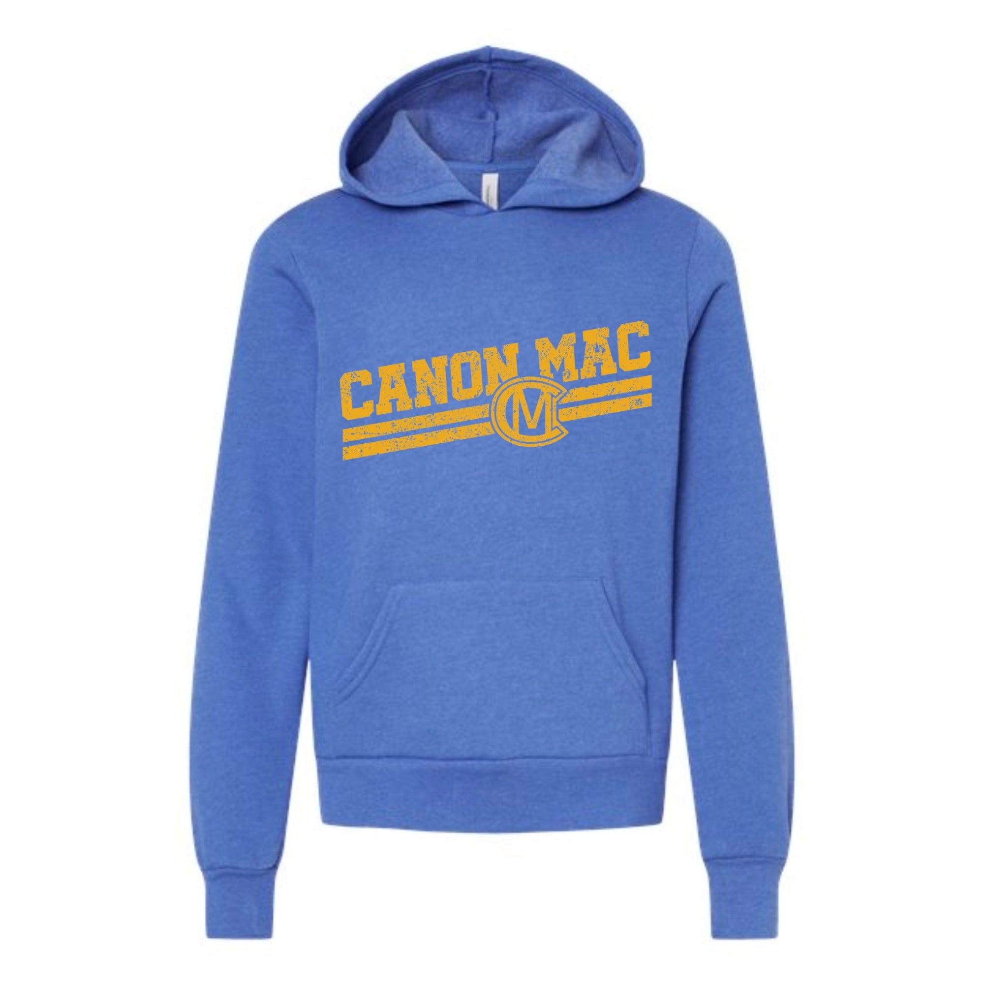 Canon Mac Slant Gold Youth Fleece Hooded Sweatshirt