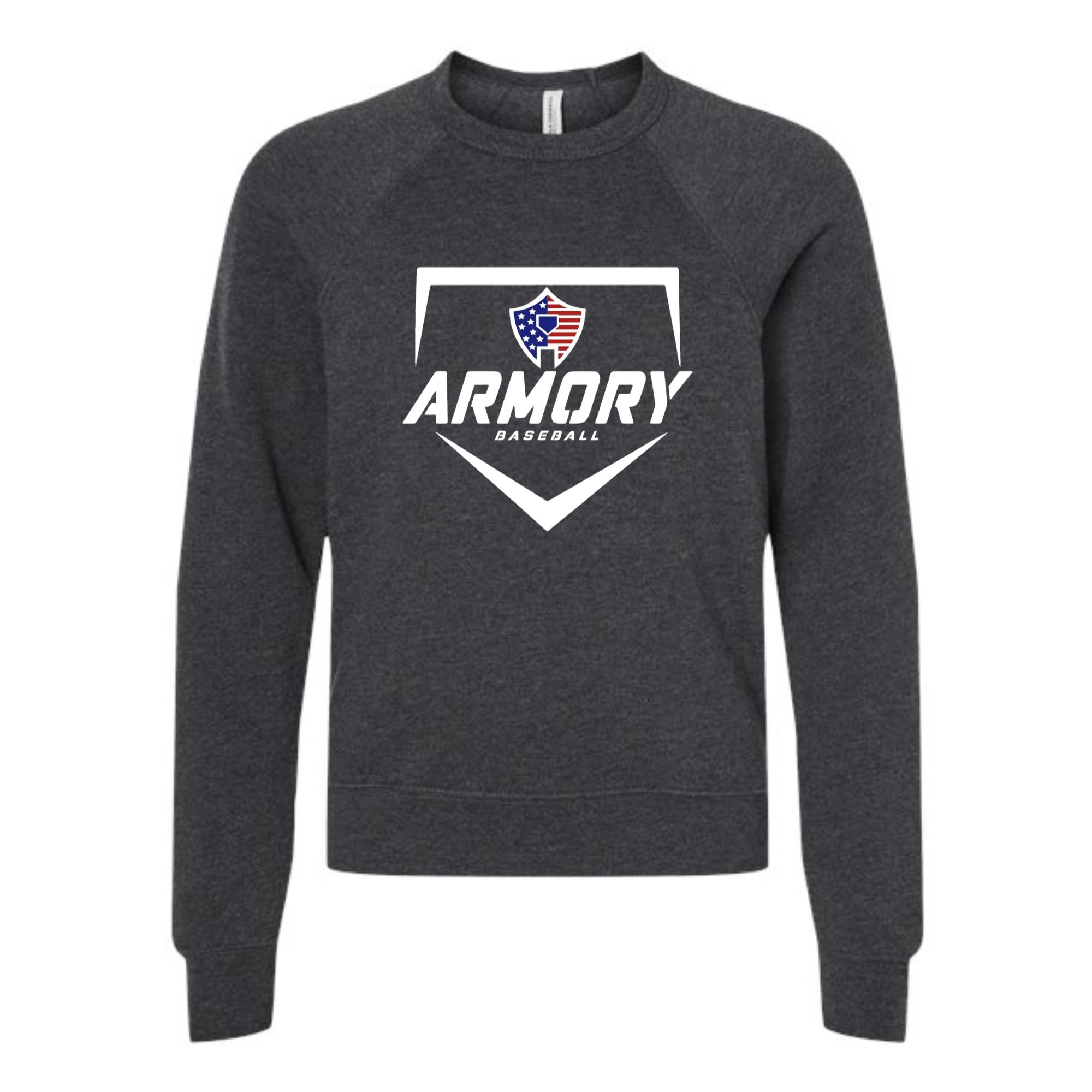 Armory Baseball Patriotic Youth Fleece Crewneck Sweatshirt