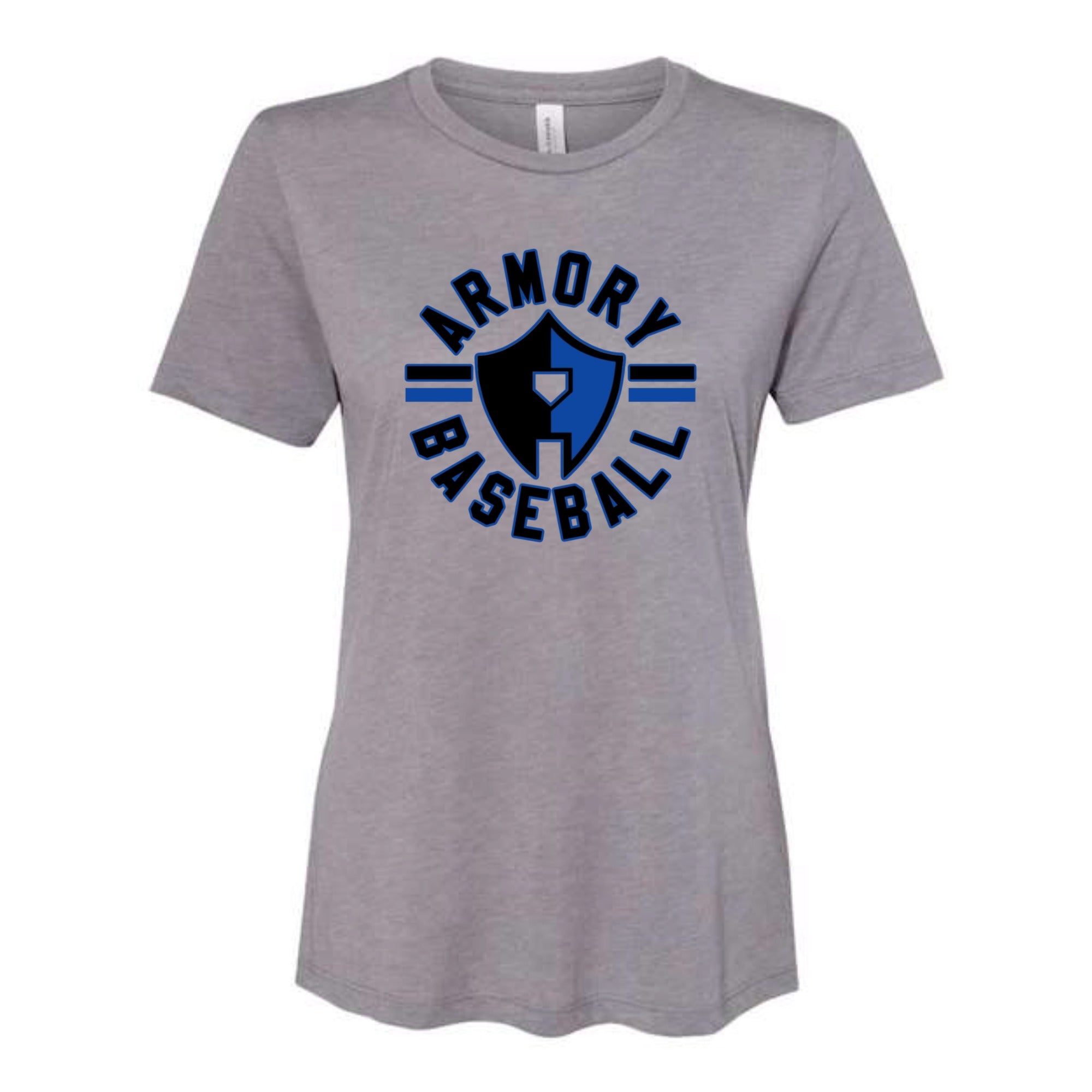 Armory Baseball Circle Women's Tri-blend Relaxed Fit Tee