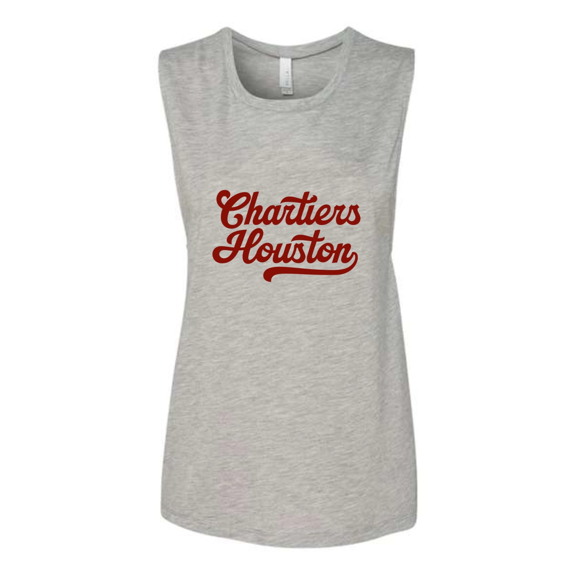 Chartiers Houston Script Women's Flowy Muscle Tank