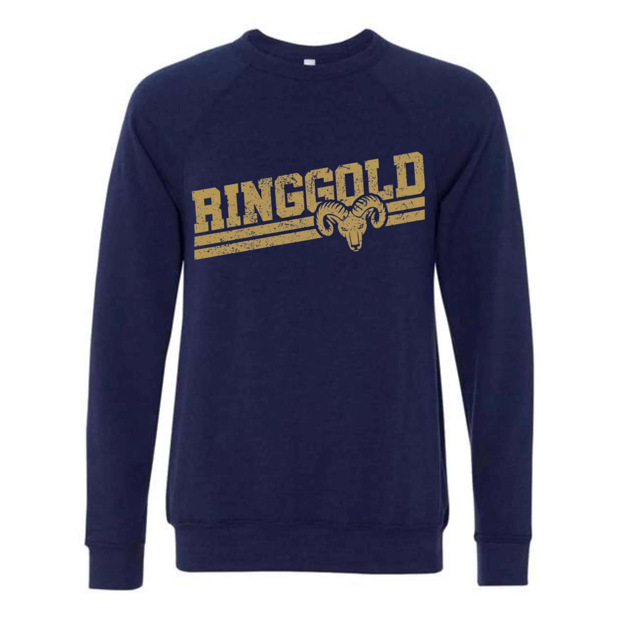 Ringgold Slant Unisex Fleece Crewneck Sweatshirt