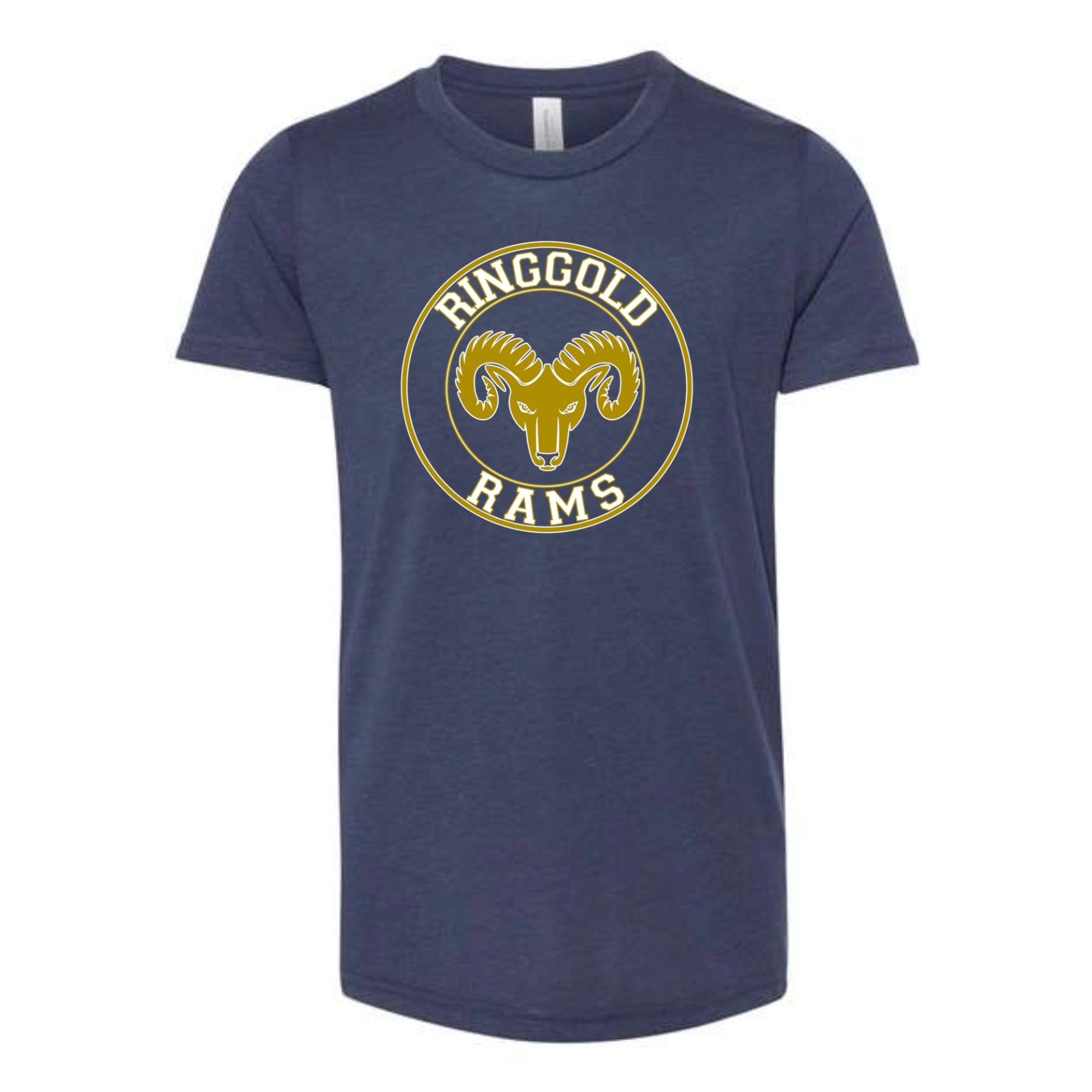 Ringgold Rams Circle Youth Tri-blend Tee