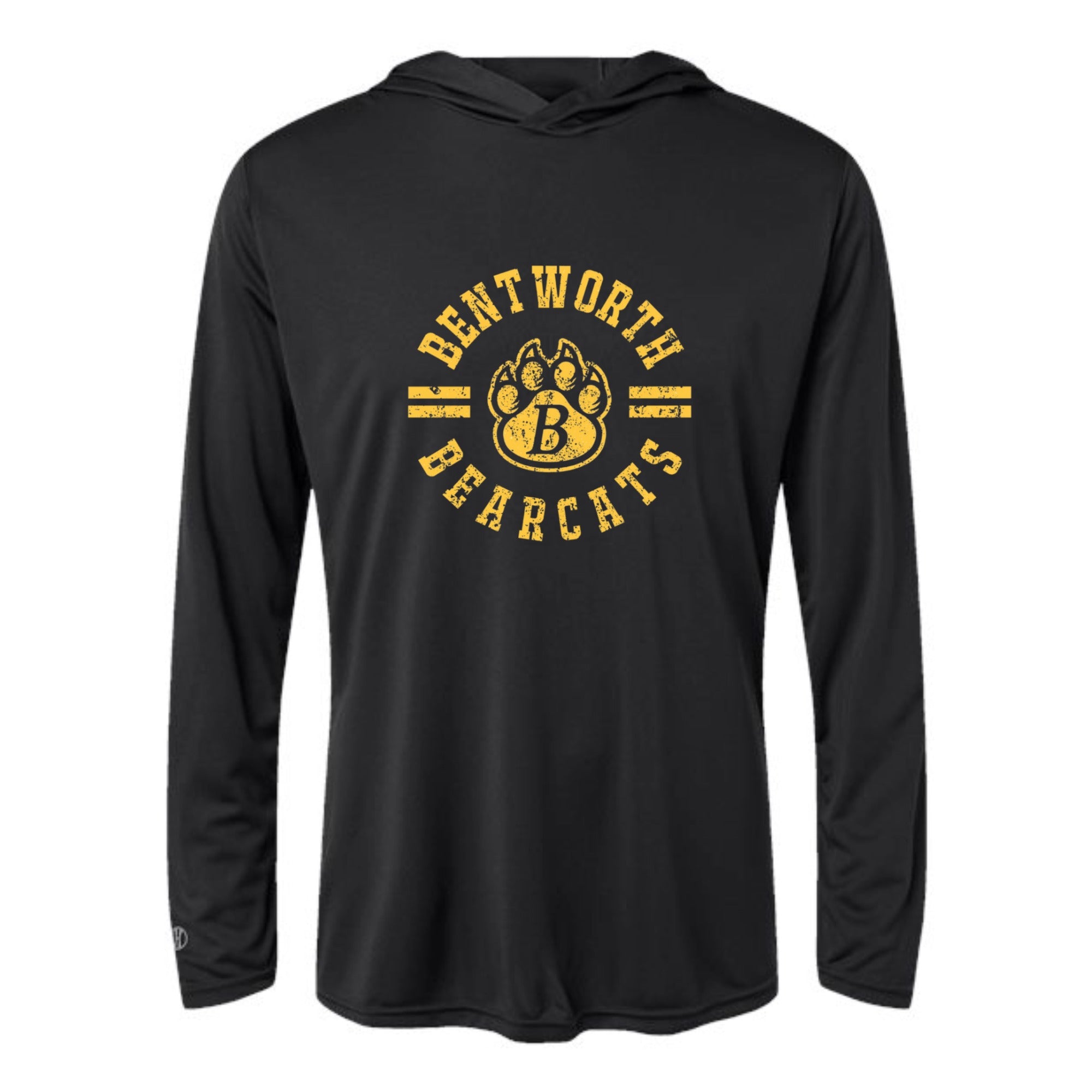 Bentworth Circle Unisex Hooded Long Sleeved Performance Tee