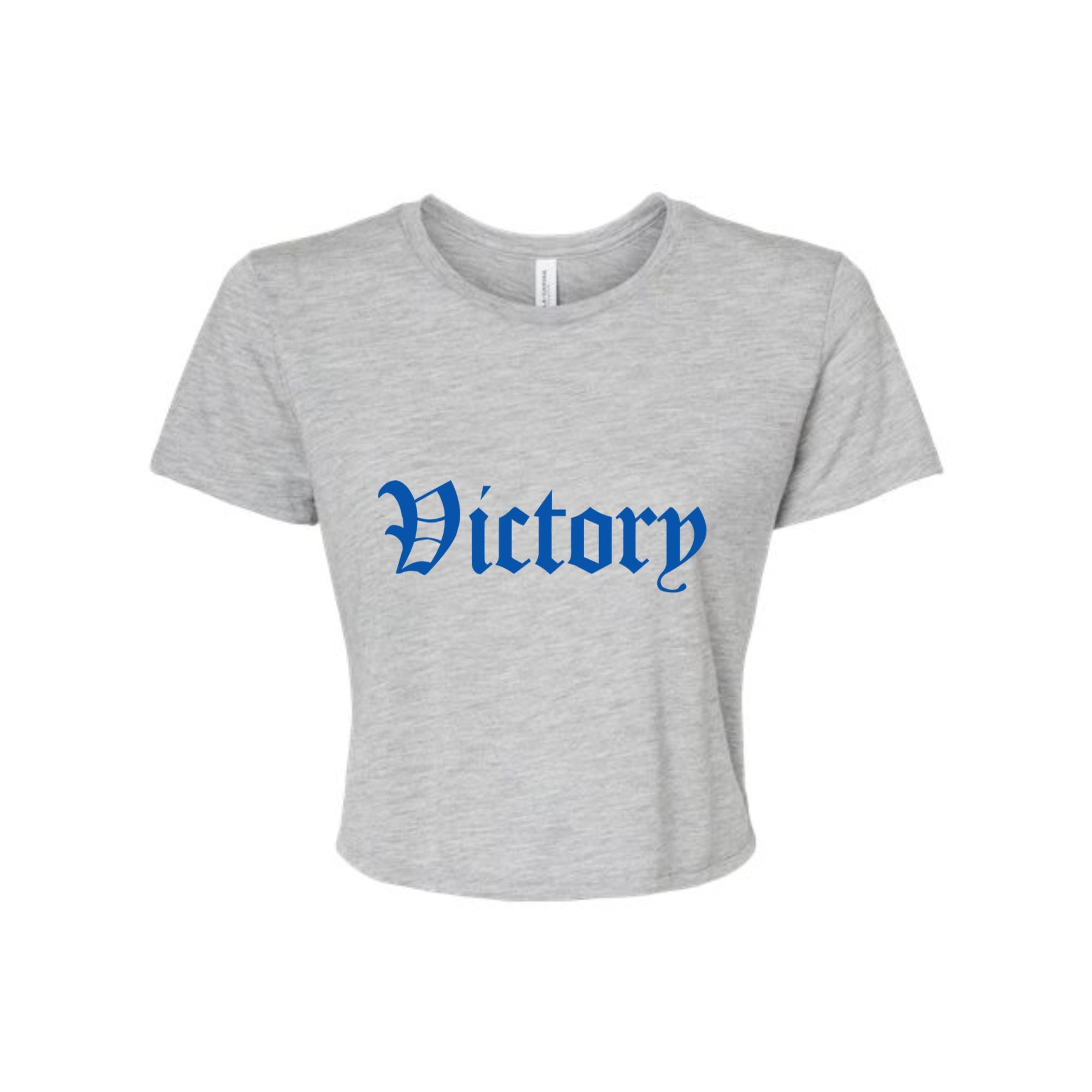 Victory Soccer Vintage Blue Women's Cropped Tee