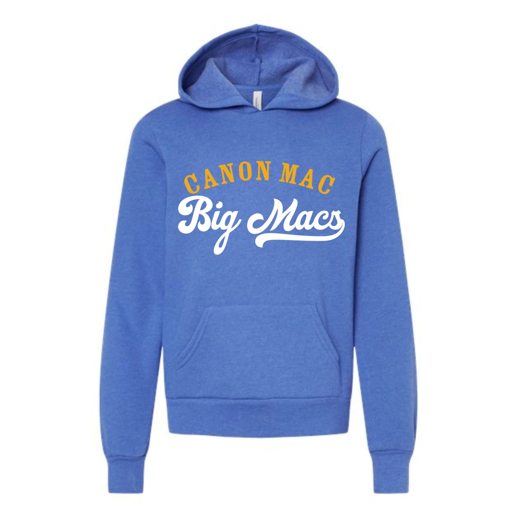 Canon Mac Big Macs Youth Fleece Hooded Sweatshirt