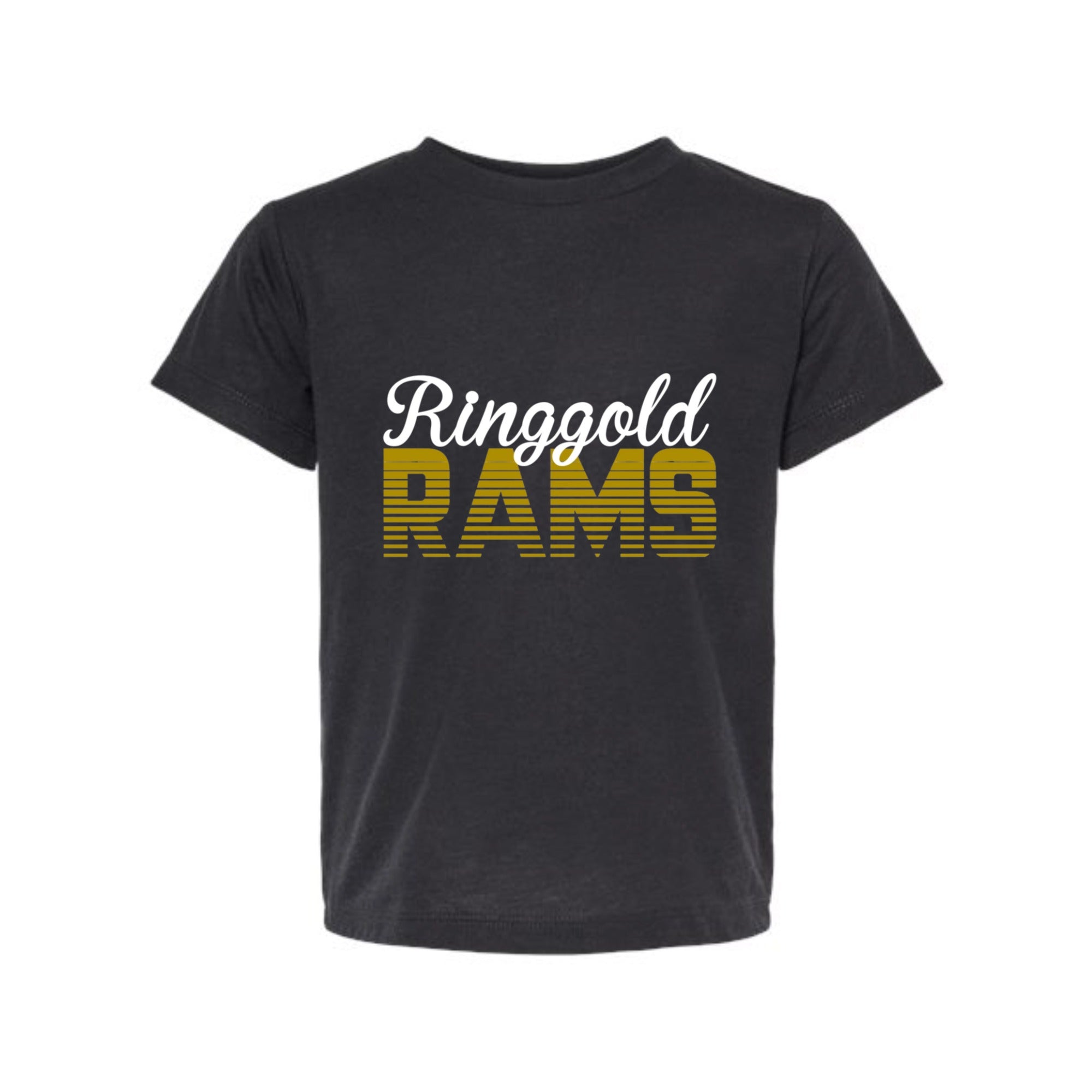 Ringgold Rams Retro Toddler Tri-blend Tee