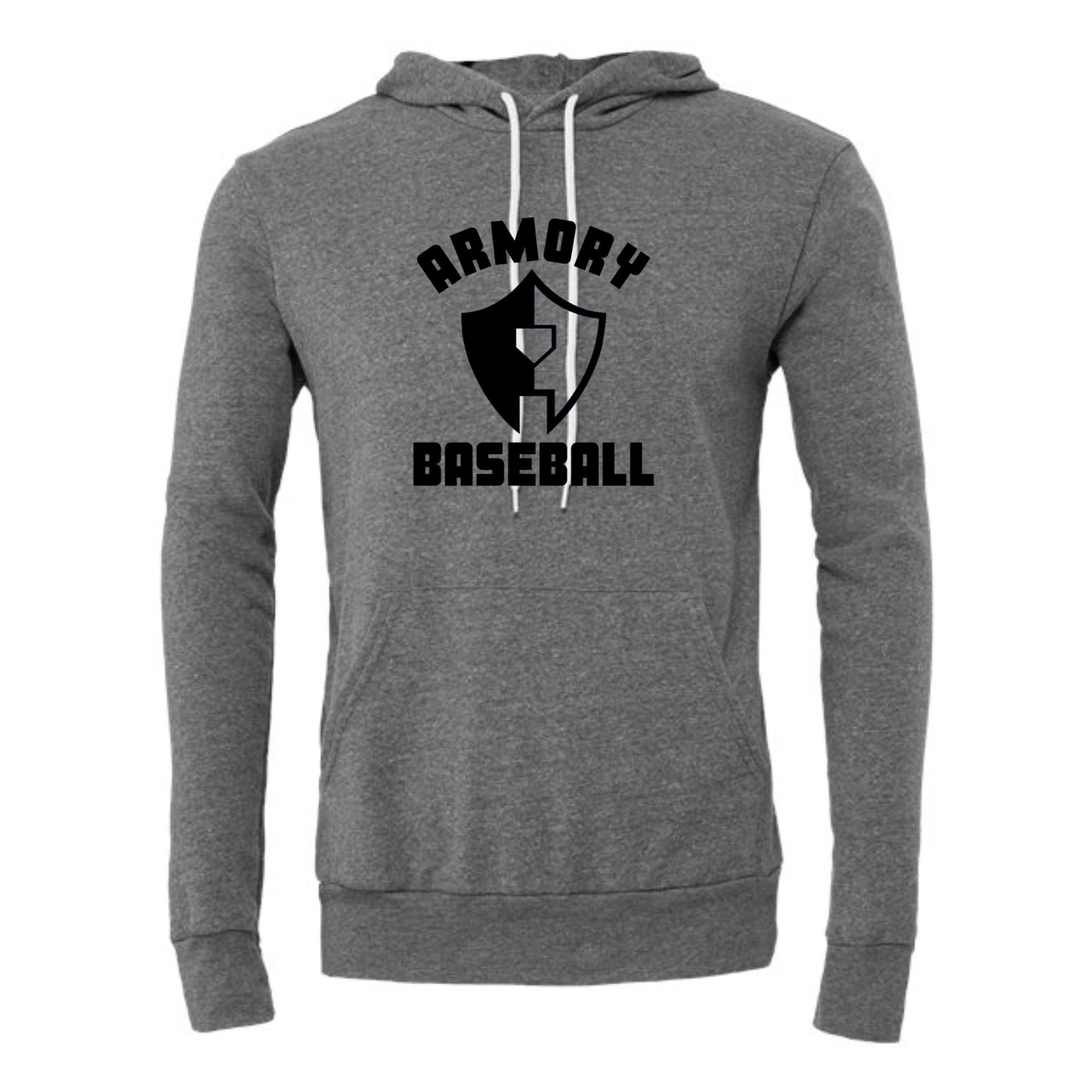 Armory Baseball Logo Unisex Fleece Hoodie