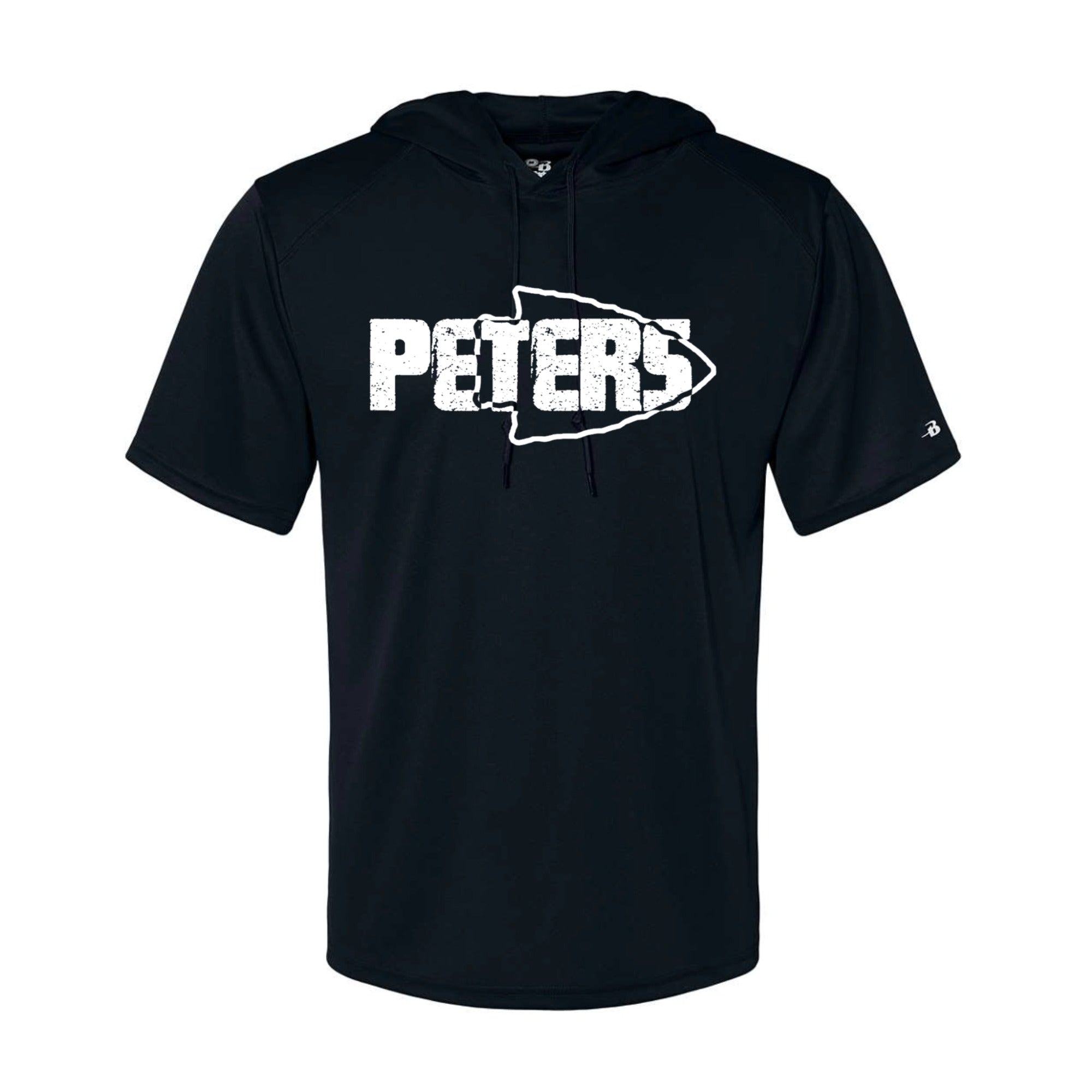 Peters Arrowhead White B-Core Performance Hooded Tee