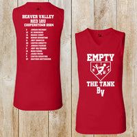 Beaver Valley Baseball Empty the Tank Women's sleeveless performance tee