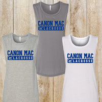 Canon Mac Lacrosse Bella + Canvas Womens Muscle Tank