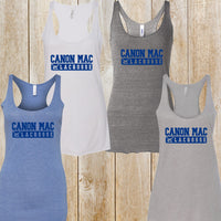 Canon Mac Lacrosse Bella + Canvas Womens Racerback Tank