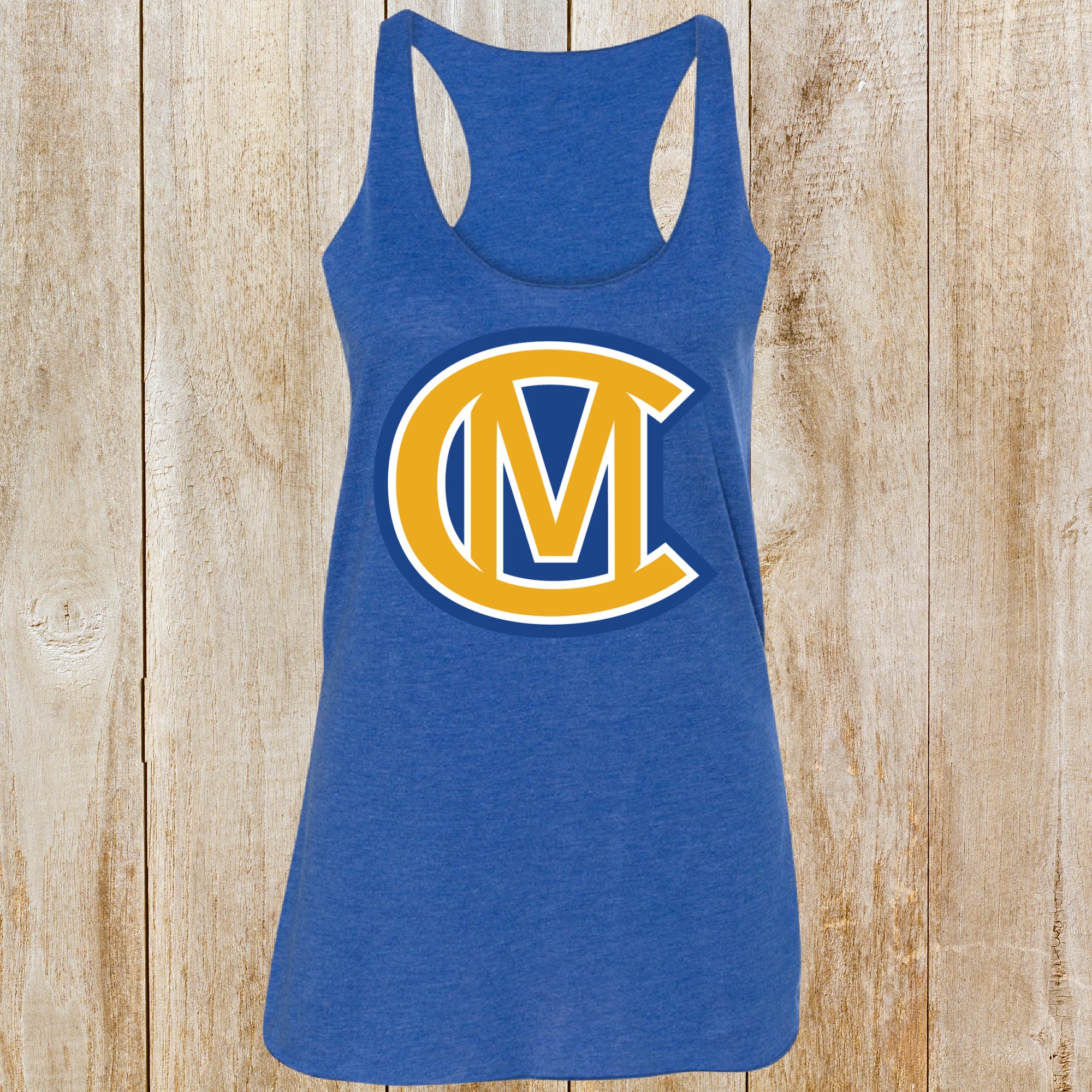 Borland Manor Logo Womens Racerback Tank