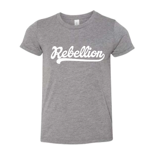 Rebellion Script Youth Tri-blend Tee