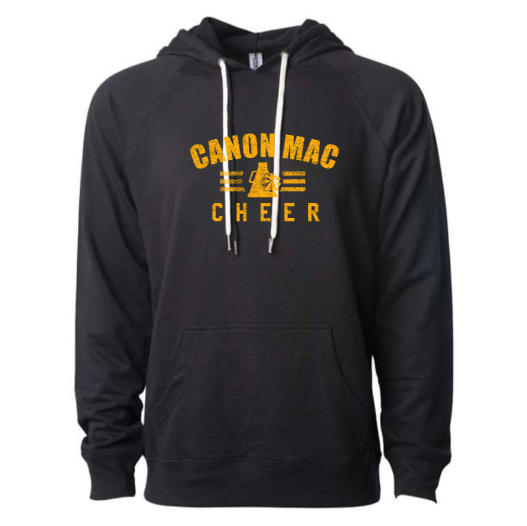 Canon Mac Cheer Bold Lightweight Loopback Terry Hooded Sweatshirt