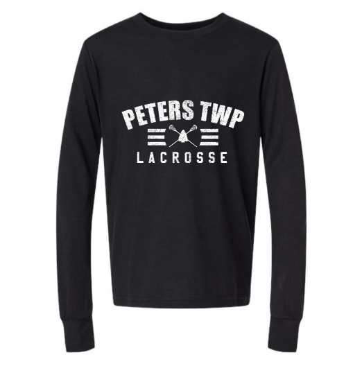 Peters Lacrosse Bold Youth Long Sleeved Tri-blend Tee