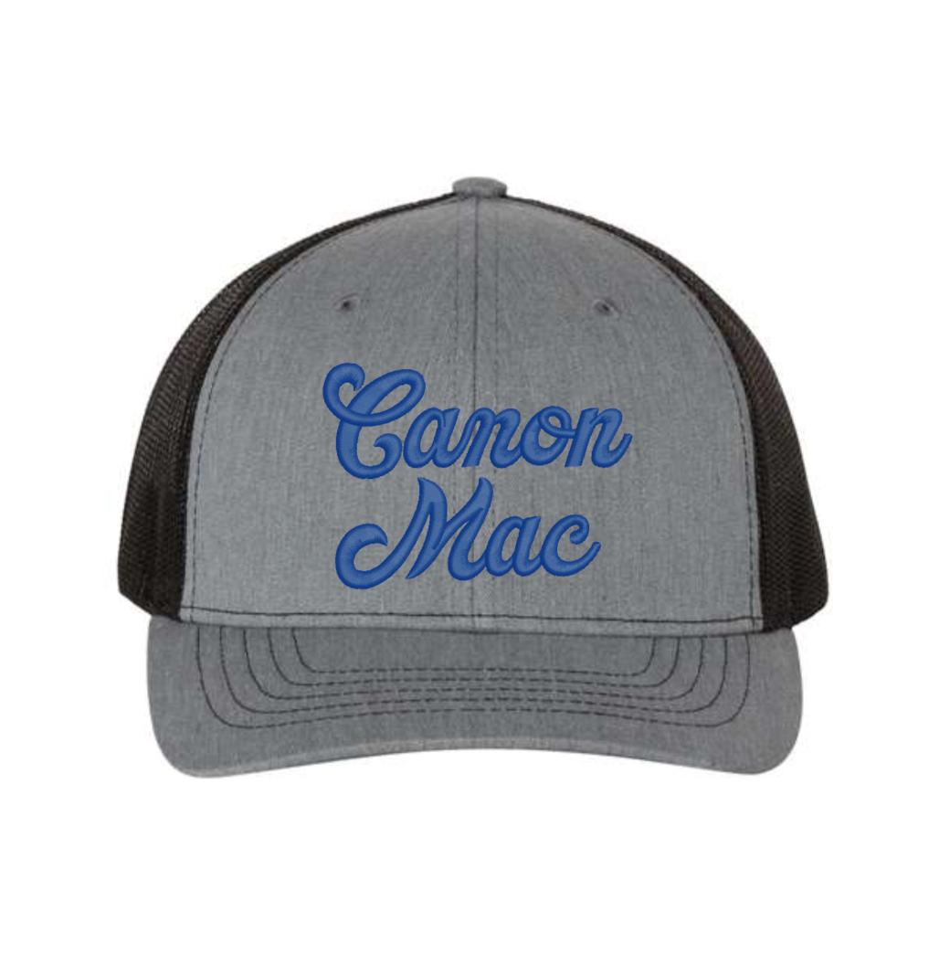 Canon Mac Blue Script Youth Hat