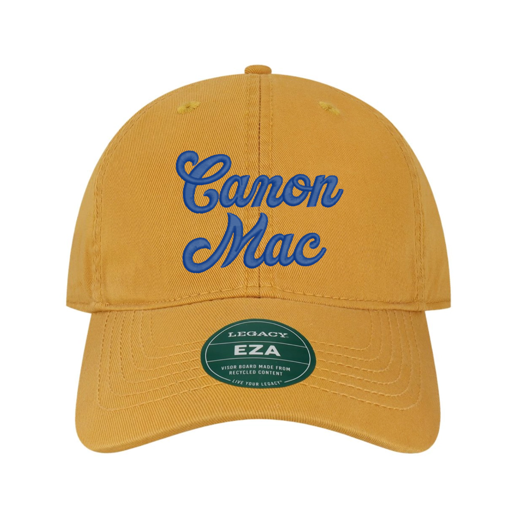 Canon Mac Blue Script Dad Hat