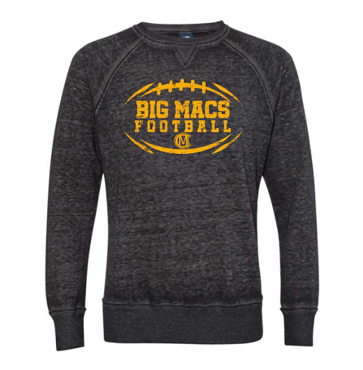 Canon Mac Big Macs Football Vintage Zen Crewneck Sweatshirt