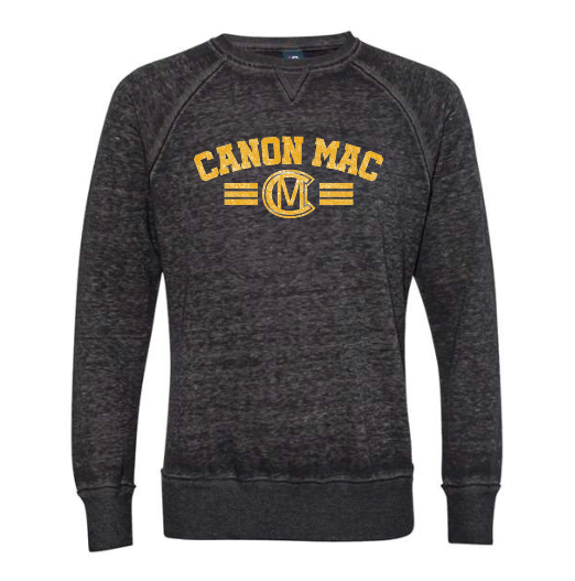 Canon Mac Bold Gold Vintage Zen Crewneck Sweatshirt