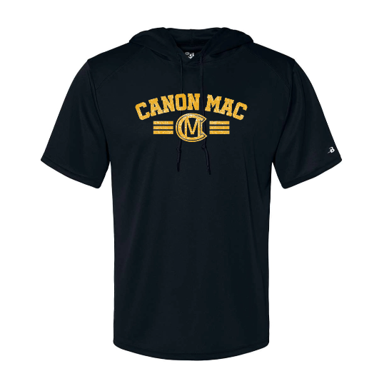 Canon Mac Bold Gold B-Core Performance Hooded Tee