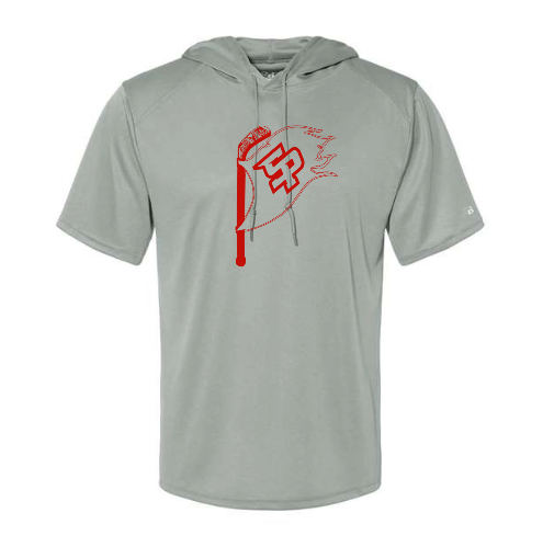 Rebellion Red Flag B-Core Performance Hooded Tee