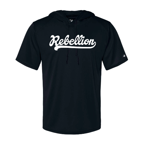 Rebellion Script B-Core Performance Hooded Tee