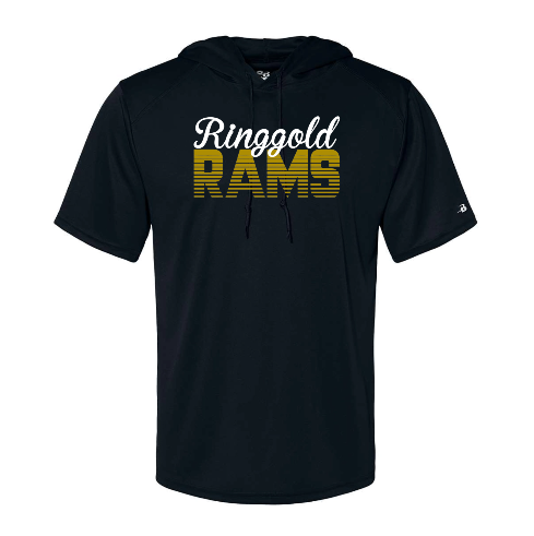 Ringgold Rams Retro B-Core Performance Hooded Tee