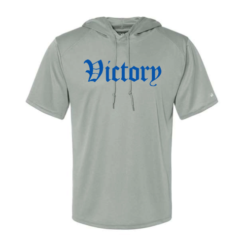 Victory Soccer Vintage Blue B-Core Performance Hooded Tee