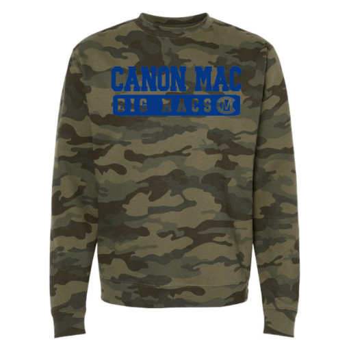 Canon Mac Big Macs Block Camo Crewneck Sweatshirt