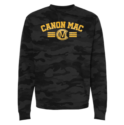 Canon Mac Bold Gold Camo Crewneck Sweatshirt