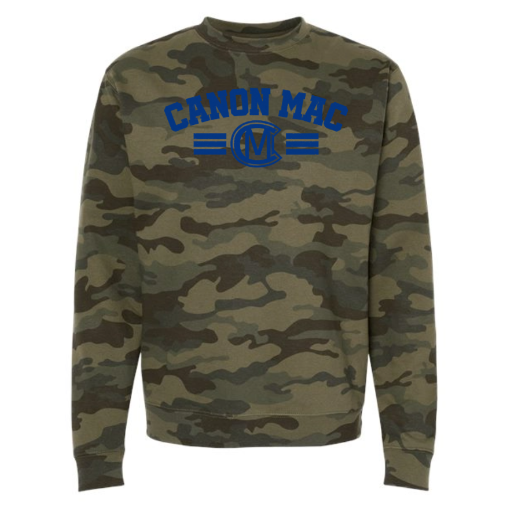 Canon Mac Bold Royal Camo Crewneck Sweatshirt