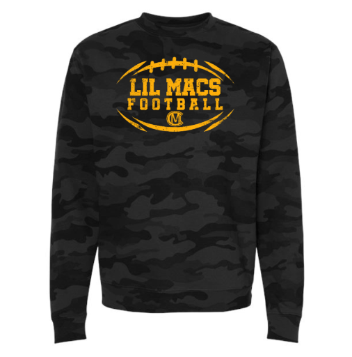 Canon Mac Lil Macs Football Camo Crewneck Sweatshirt