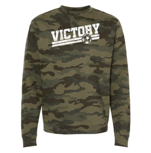 Victory Slant Camo Crewneck Sweatshirt