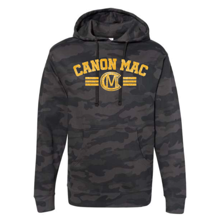 Canon Mac Bold Gold Camo Hooded Sweatshirt