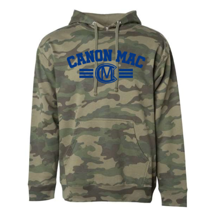 Canon Mac Bold Royal Camo Hooded Sweatshirt