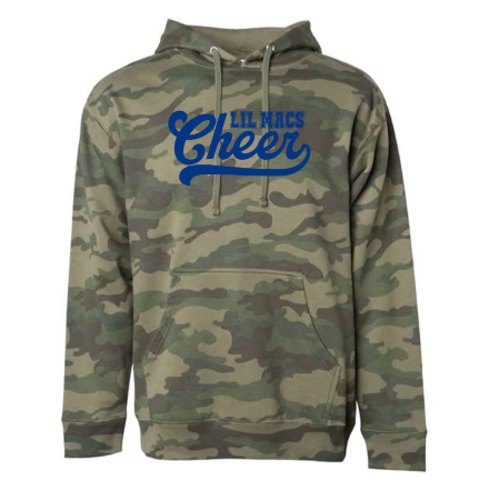 Canon Mac Lil Macs Cheer Script Camo Hooded Sweatshirt