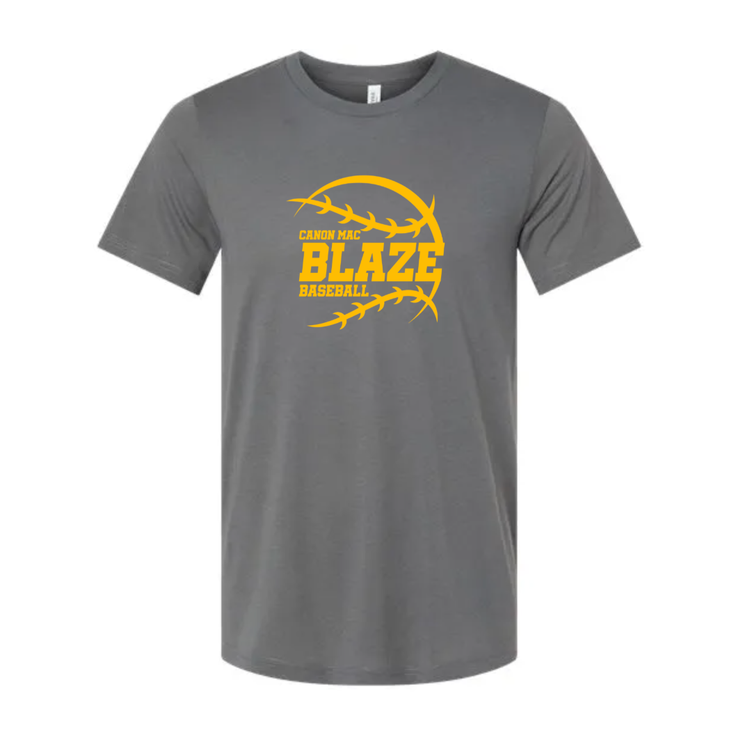 Canon Mac Blaze Baseball Tri-blend Unisex Tee