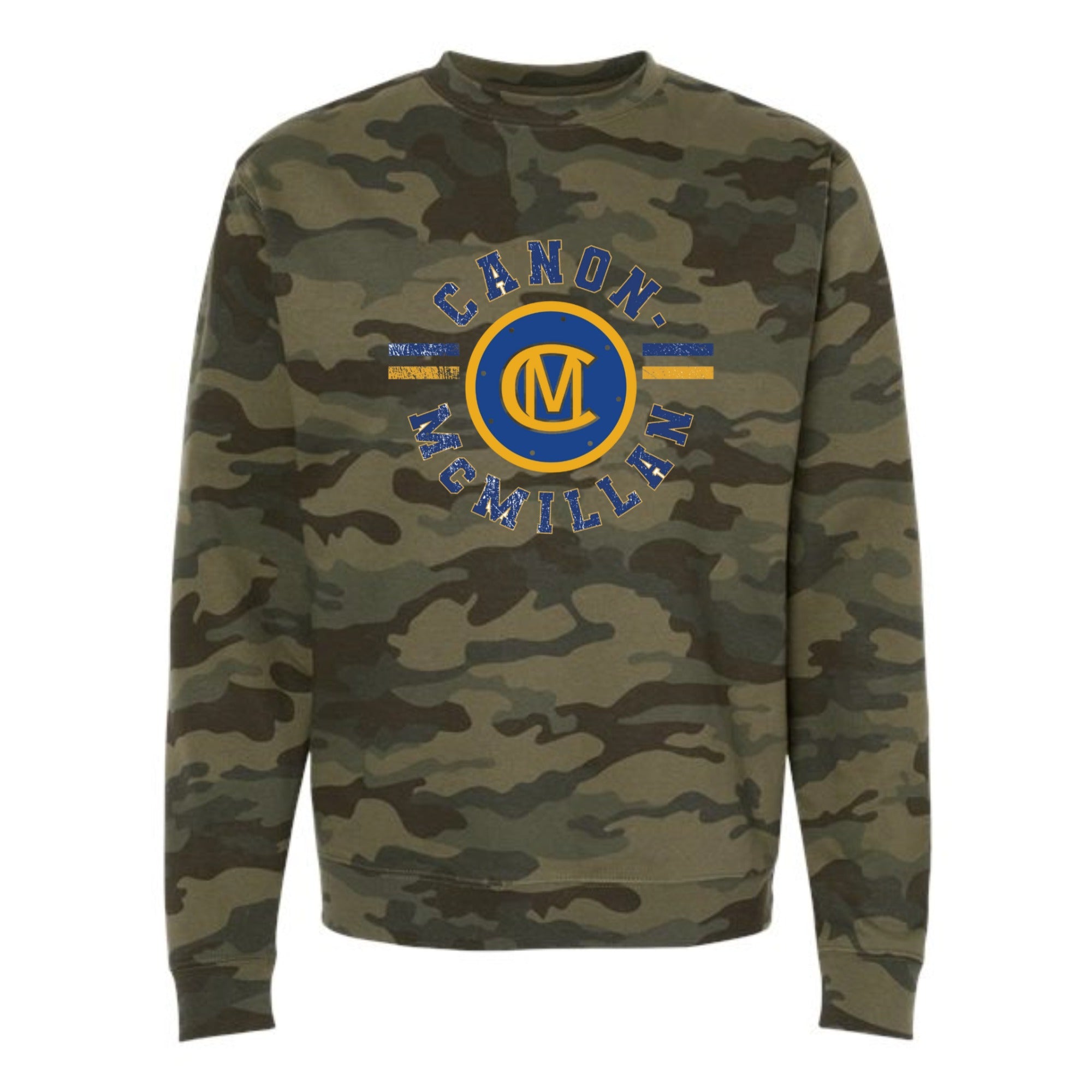 Canon Mac Circle Logo Camo Crewneck Sweatshirt