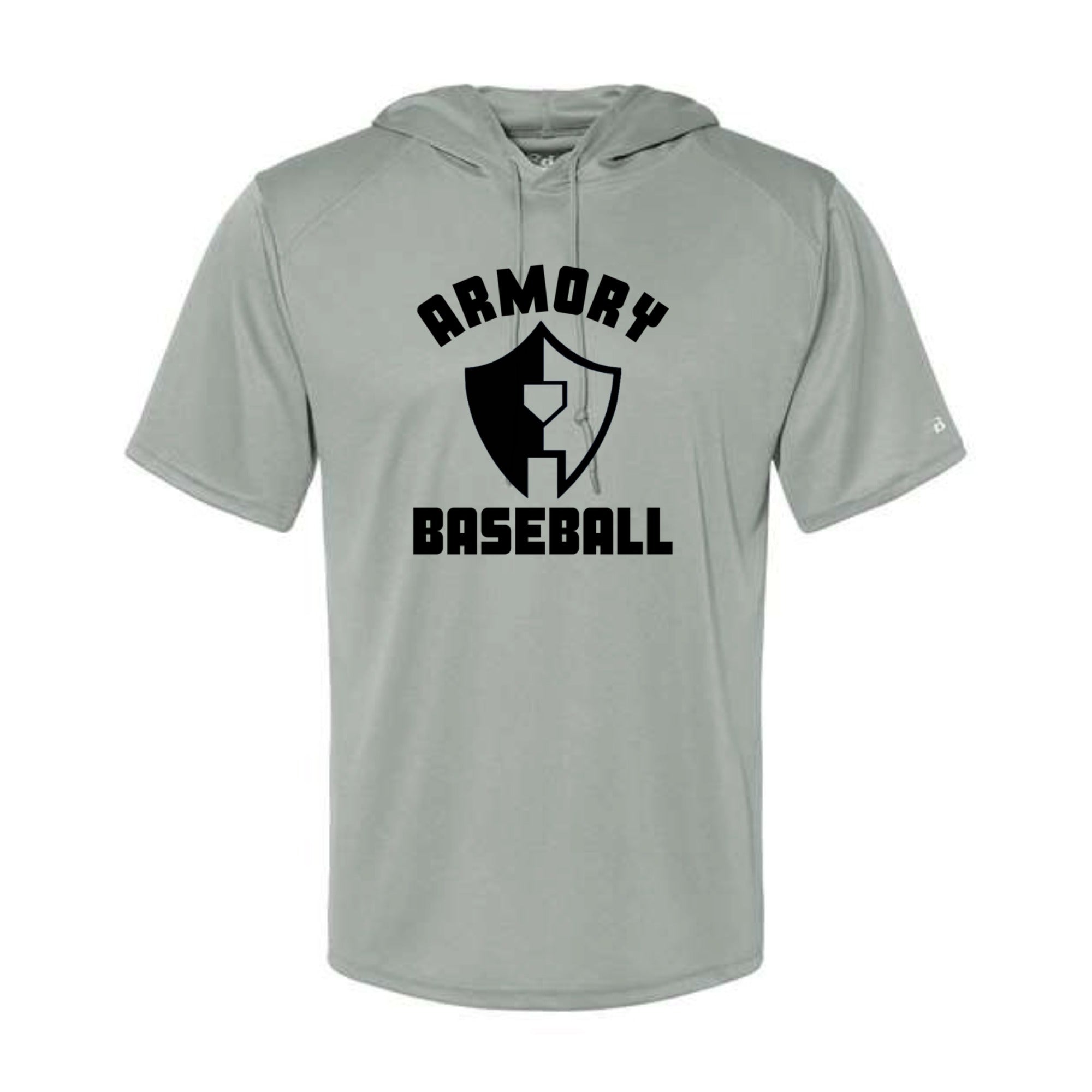 Armory Baseball Logo B-Core Performance Hooded Tee