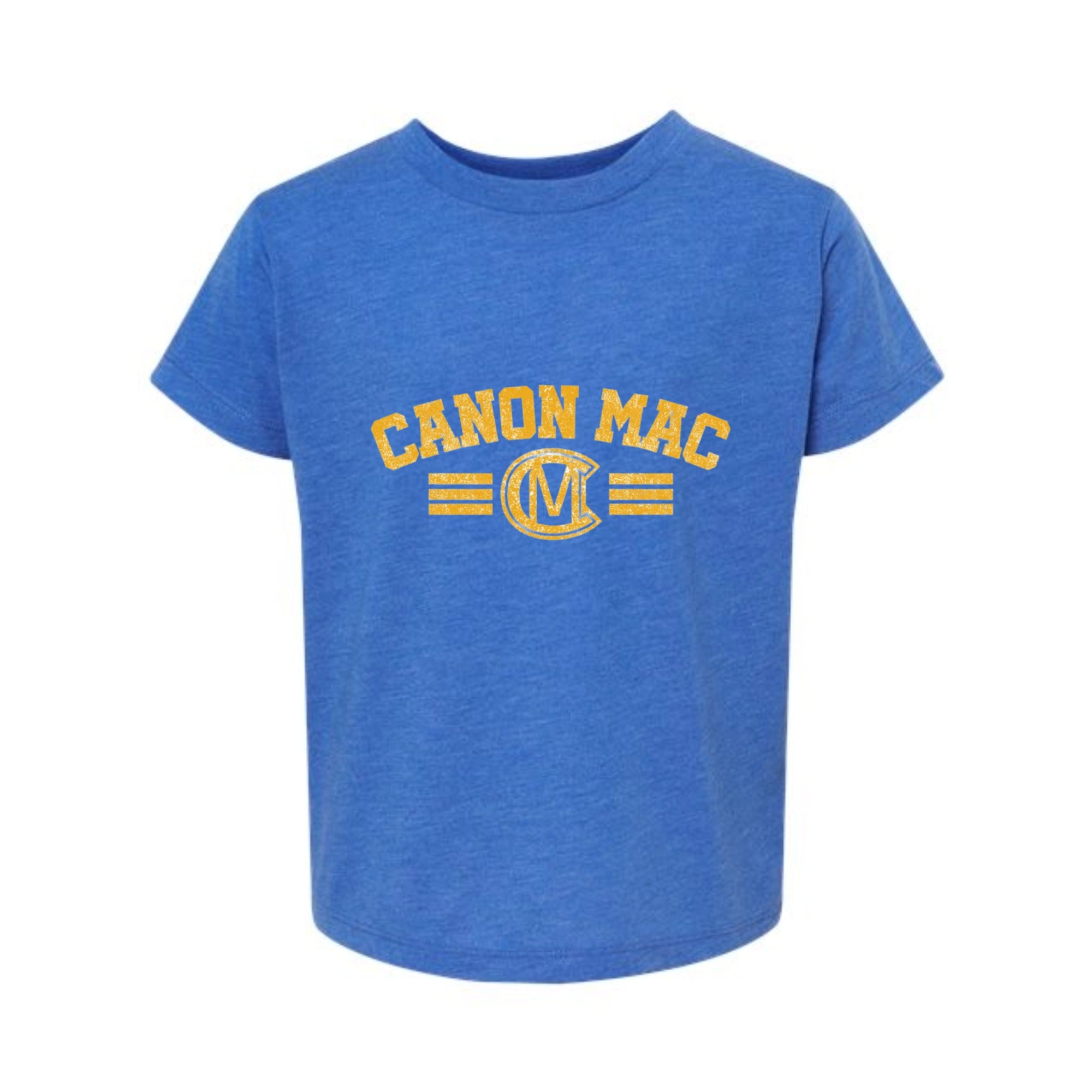 Canon Mac Bold Gold Toddler Tri-blend Tee