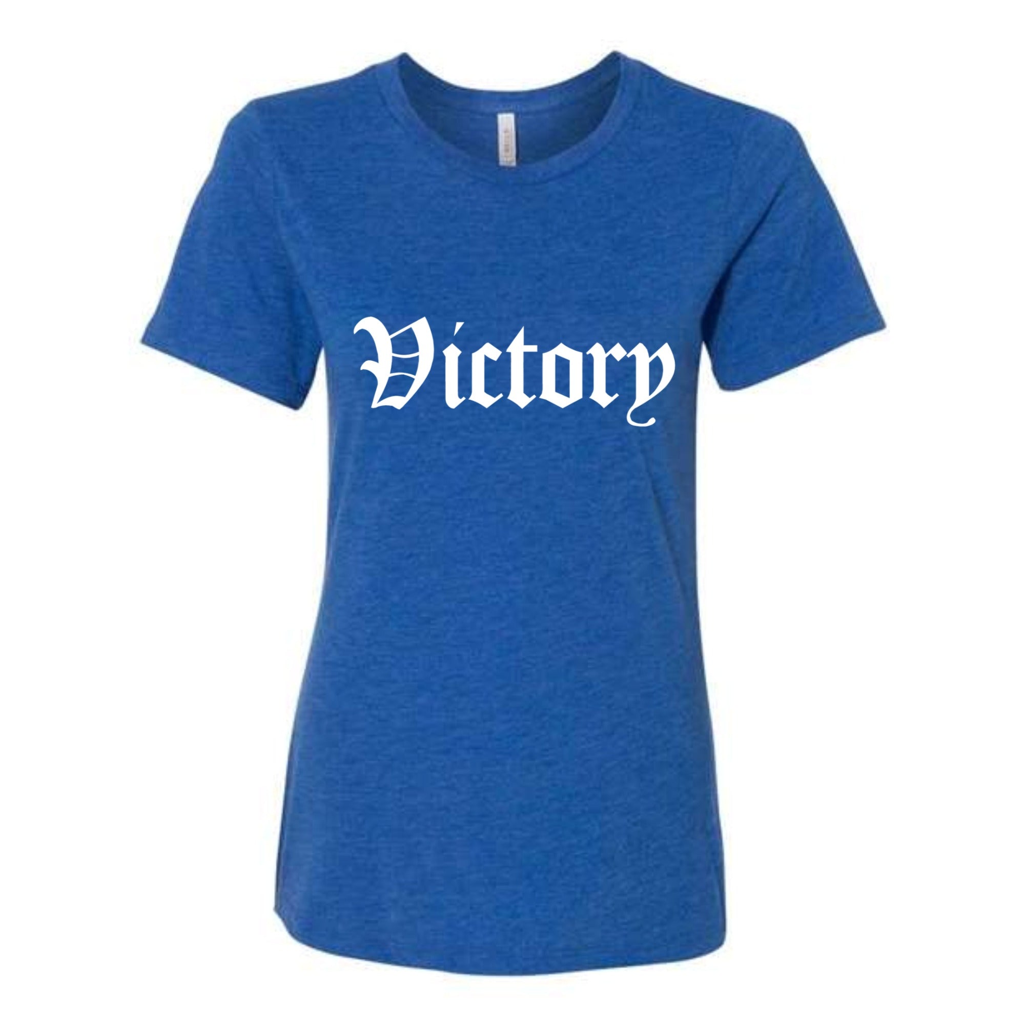 Victory Soccer Vintage White Women's Tri-blend Relaxed Fit Tee