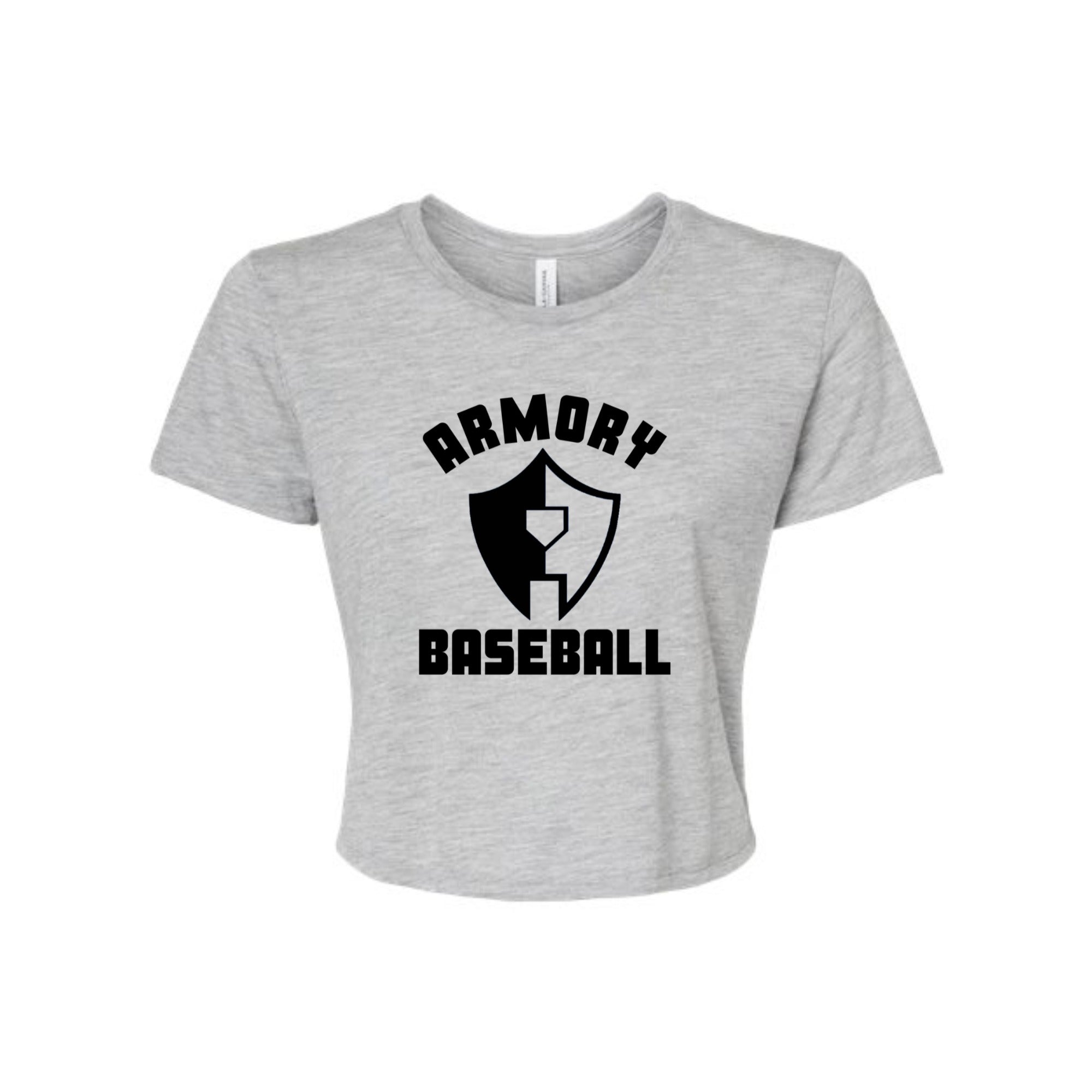 Armory Baseball Logo Women's Cropped Tee