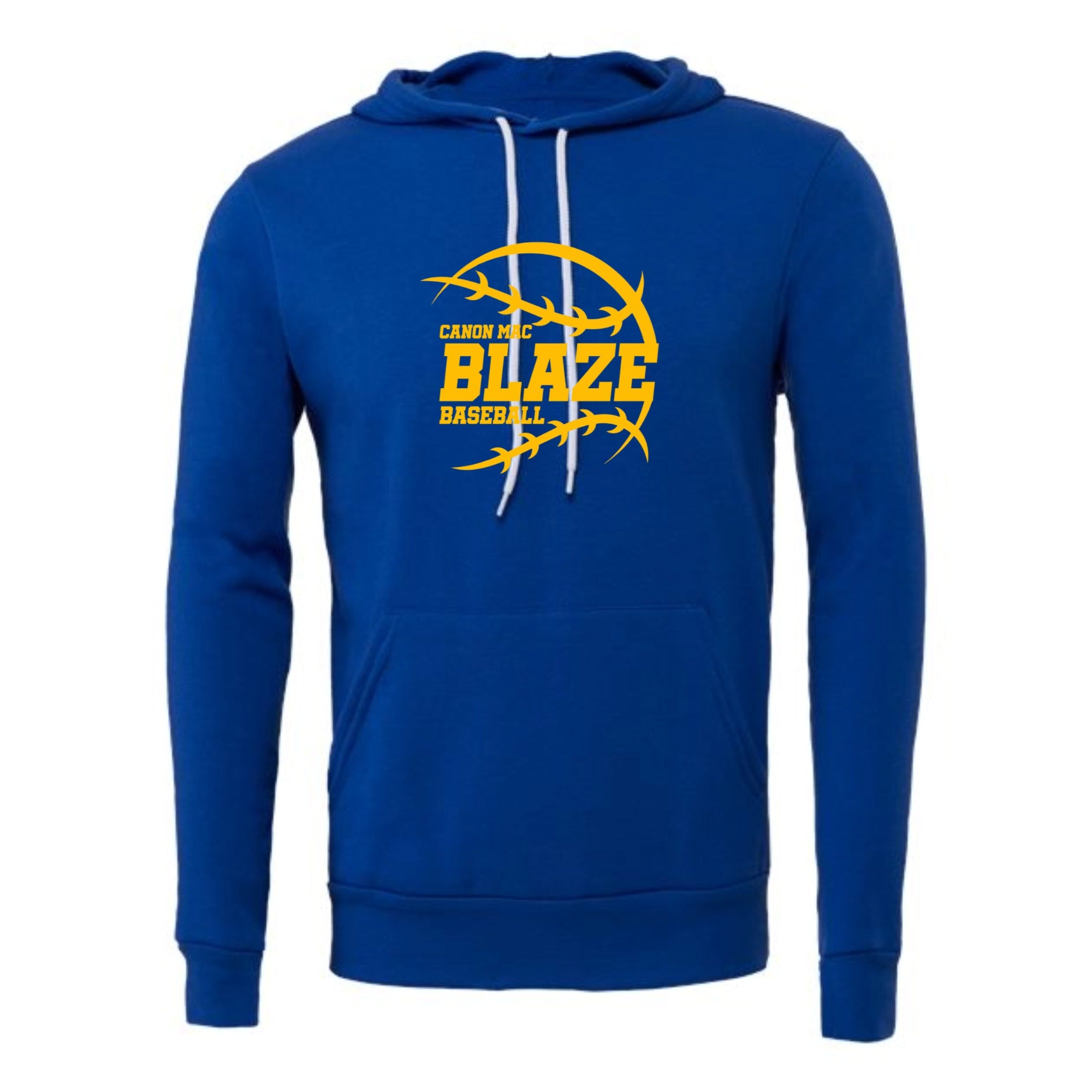 Canon Mac Blaze Baseball Unisex Fleece Hoodie