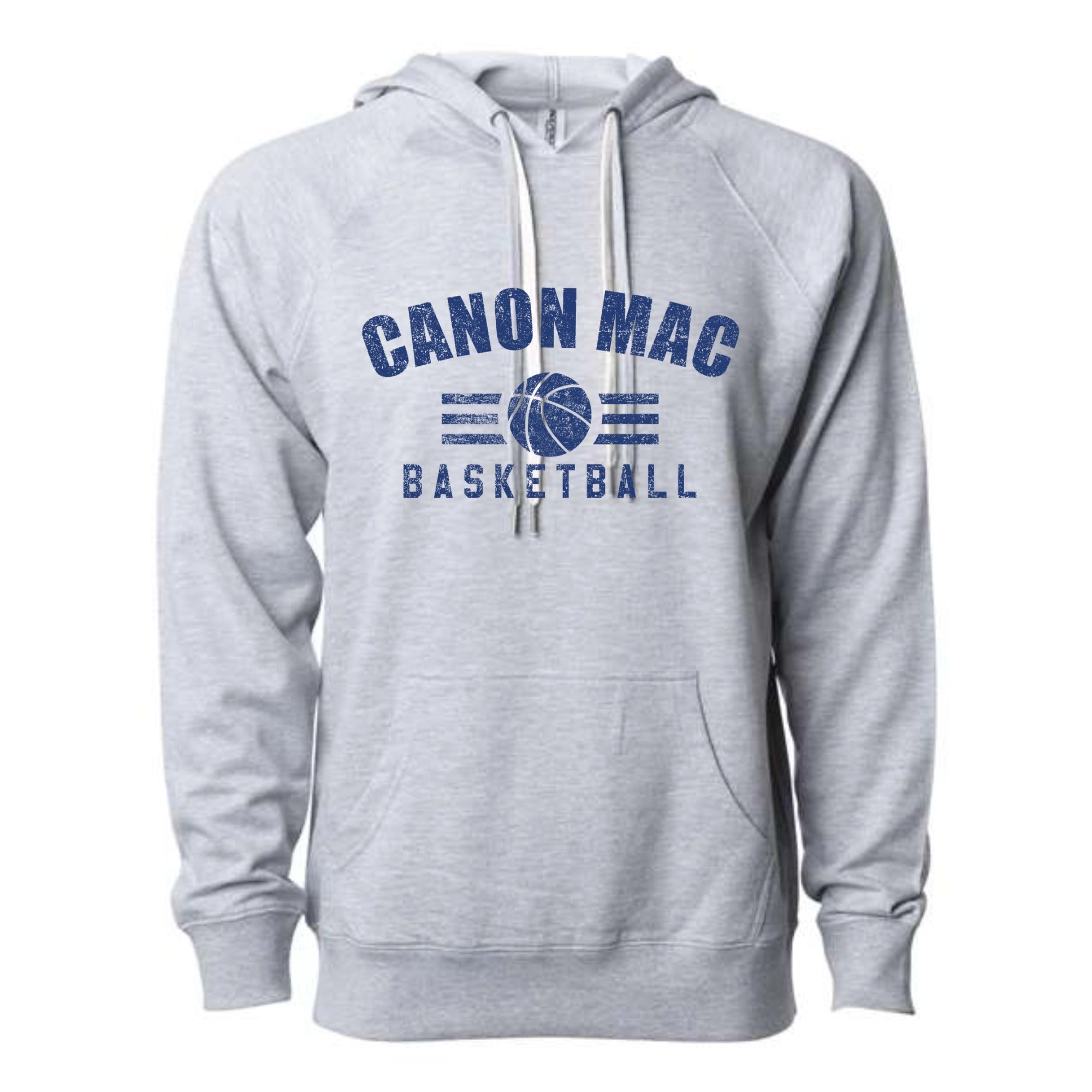 Canon Mac Basketball Bold Lightweight Loopback Terry Hooded Sweatshirt