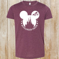 CH Disney Cheer Bella + Canvas tri-blend unisex tee