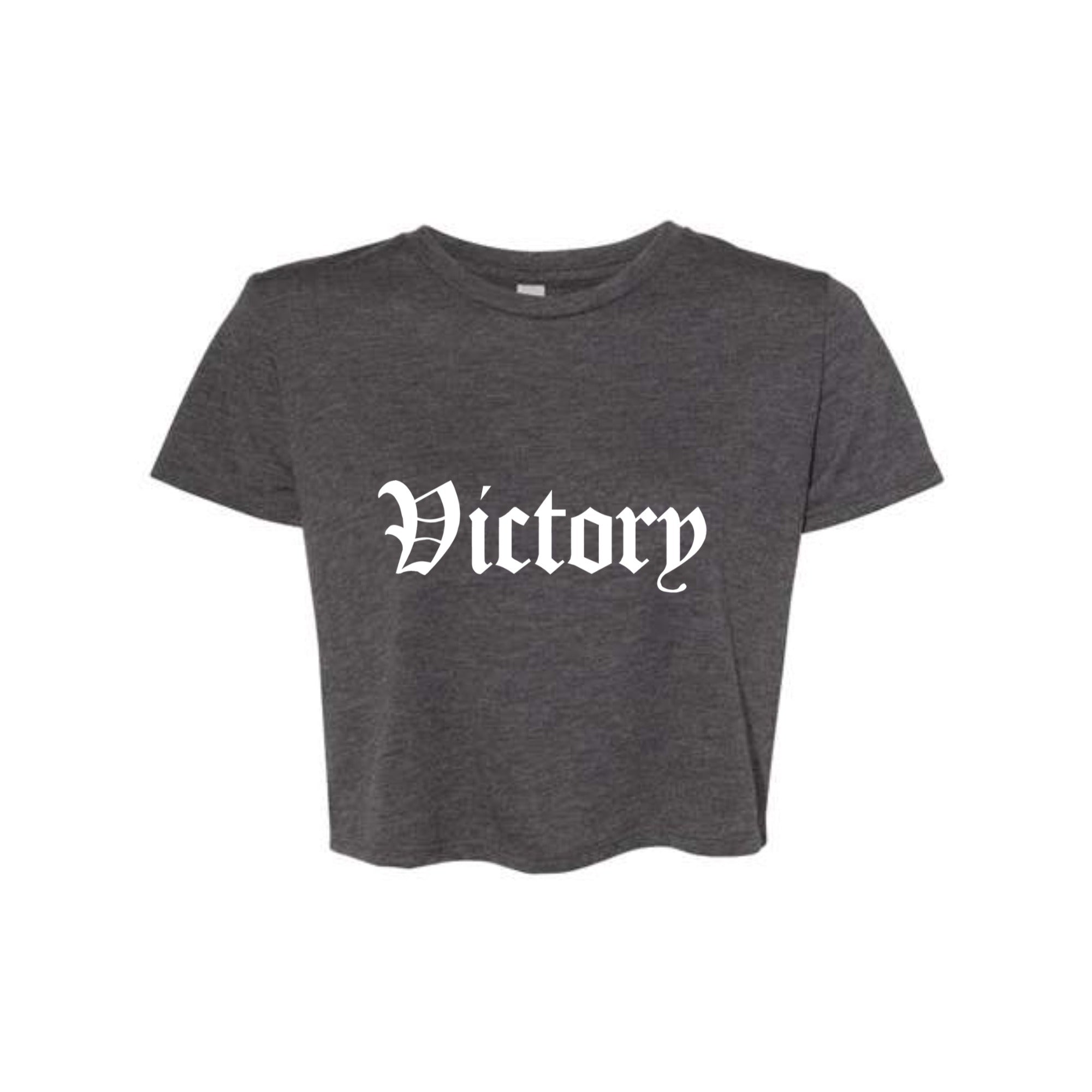 Victory Soccer Vintage White Women's Cropped Tee