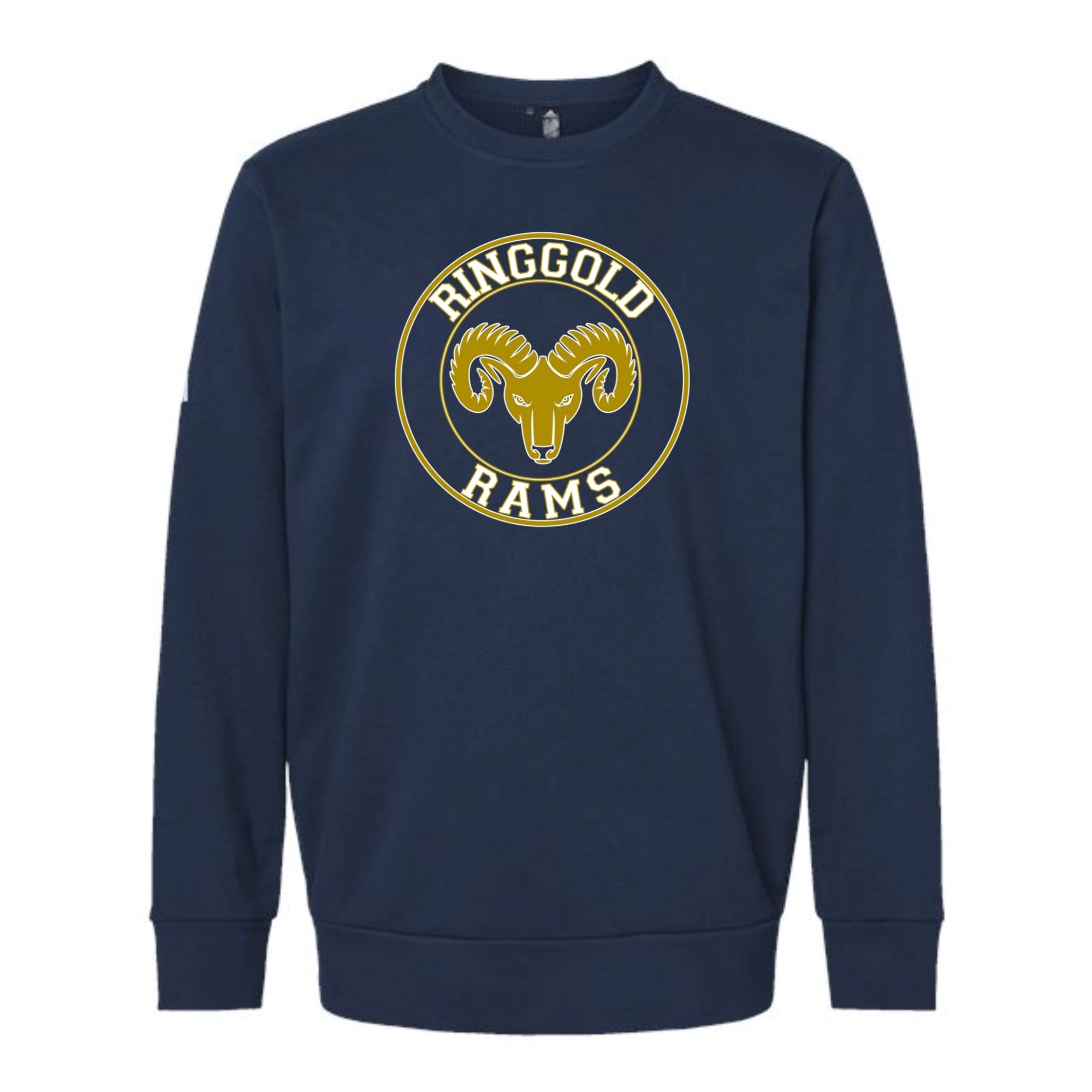 Ringgold Rams Circle Fleece Crewneck Unisex Sweatshirt