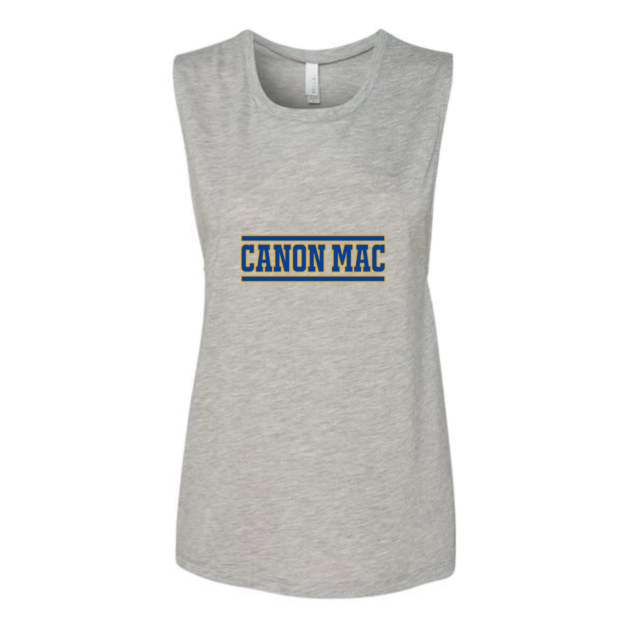 Canon Mac Blue Gold Stripe Women's Flowy Muscle Tank