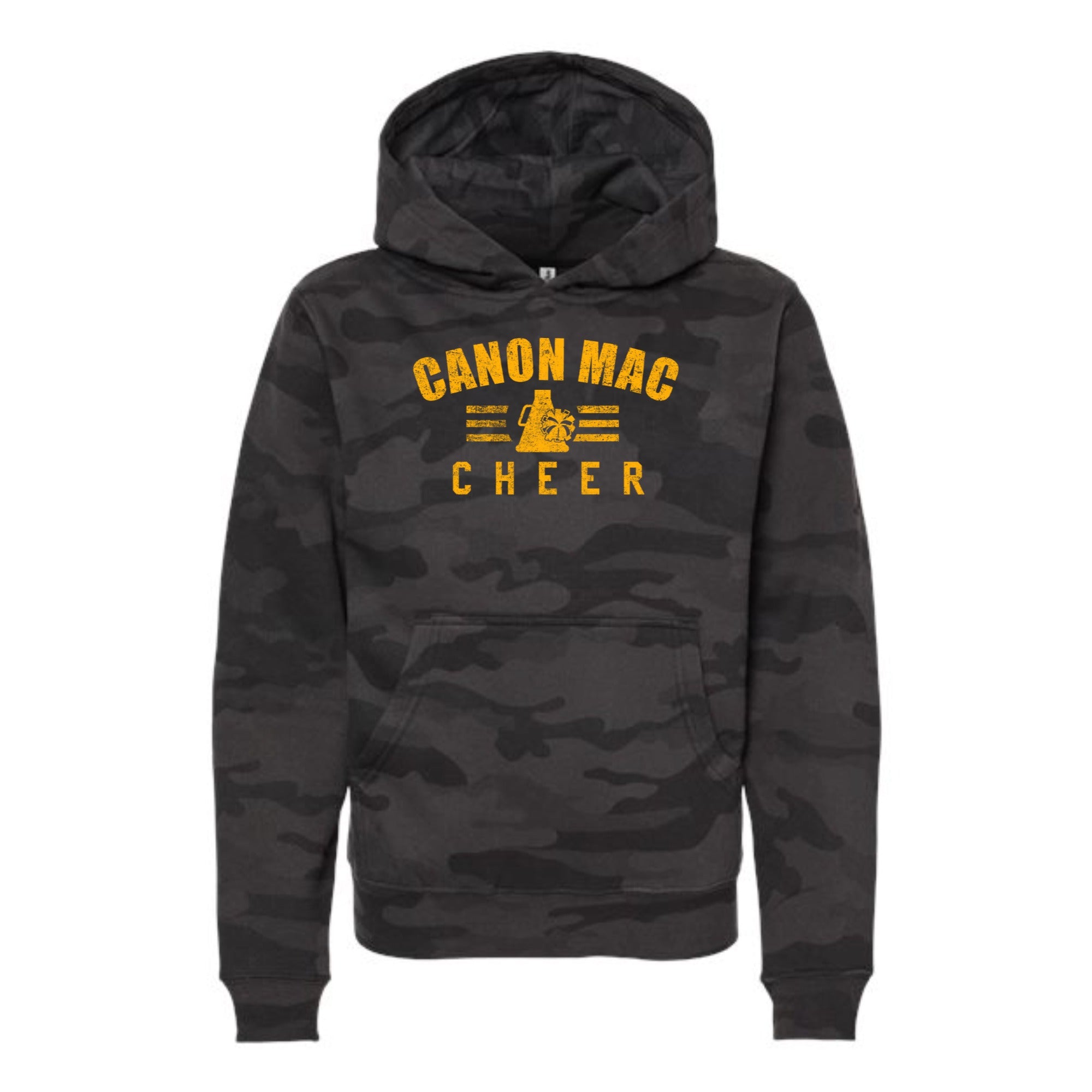 Canon Mac Cheer Bold Youth Camo Hooded Sweatshirt