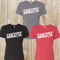 Century women's relaxed fit triblend tee